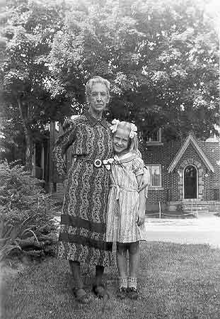 [Diana with grand niece]